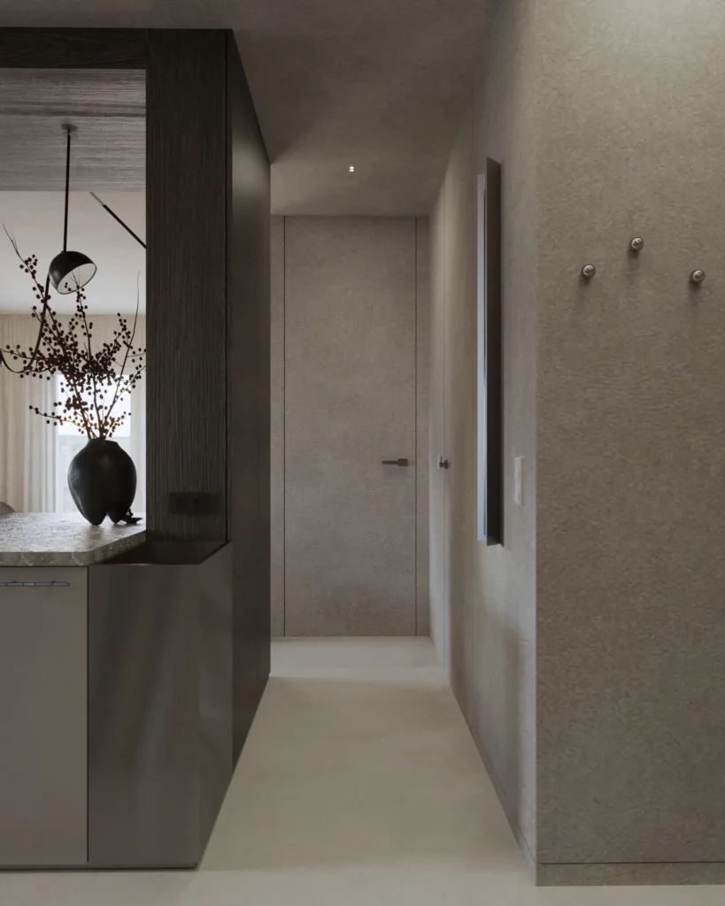 Projekt mieszkania w stylu nowoczesnym, kielce.